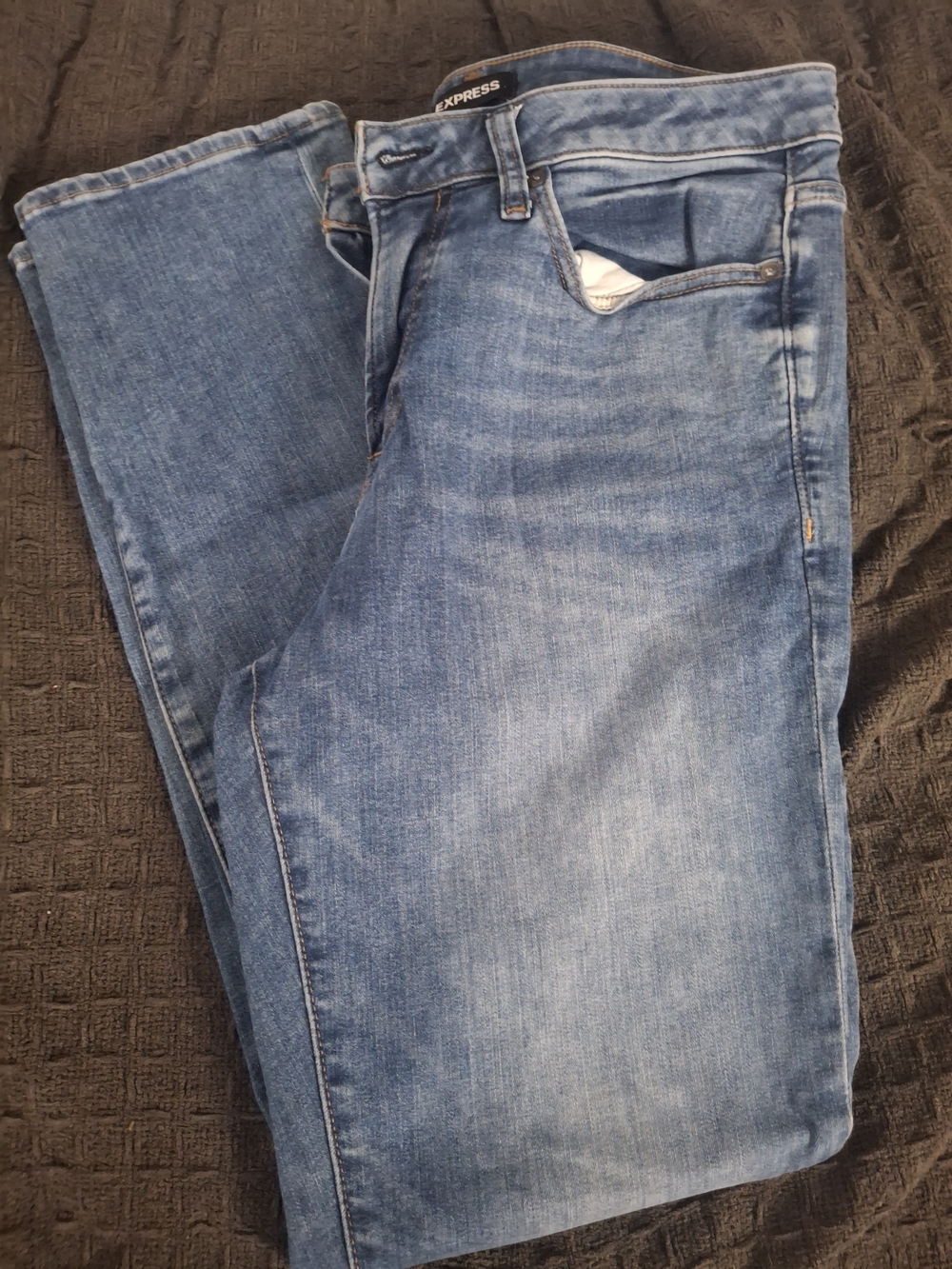 Express Men’s Medium Blue Slim Straight Jeans